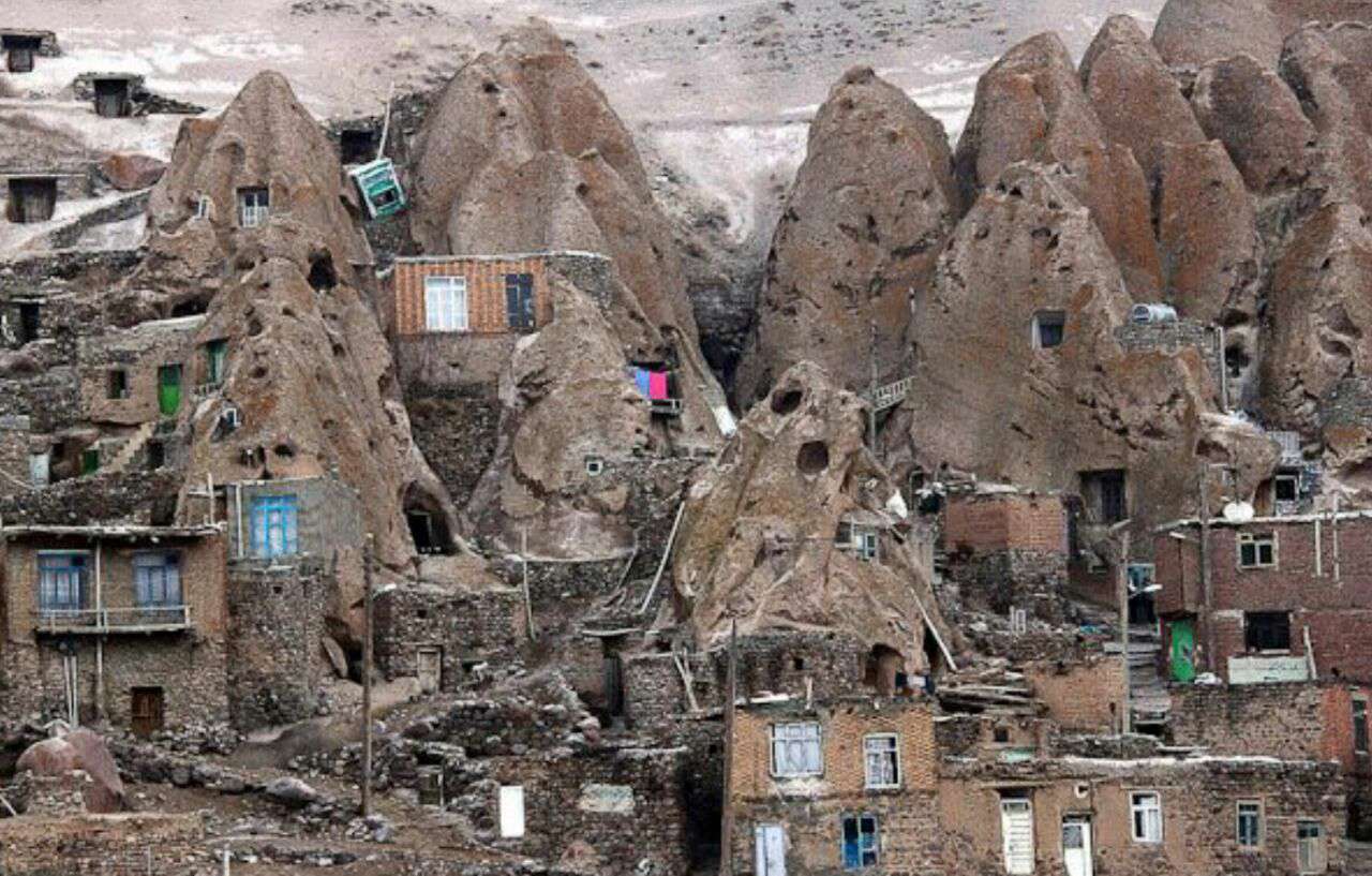 روستای توریستی 6000 ساله کندوان در شهرستان اسکو، استان آذربایجان شرقی